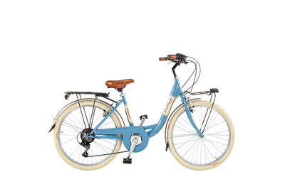 Via Veneto Bici Bambina Ragazza Giuly 24" 6V Taglia 38 Blu Mama non Mama