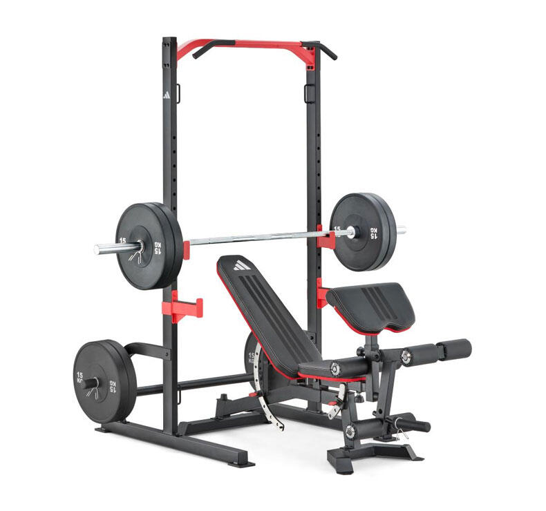 Support de squat Power Rack- 240kg - Acier - Disques - 14 positions 7/7