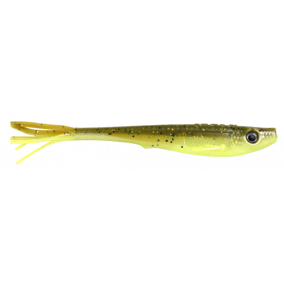 Leurre Souple Spro Iris T-Power 10 cm, UV Brown Chartreuse 1/1