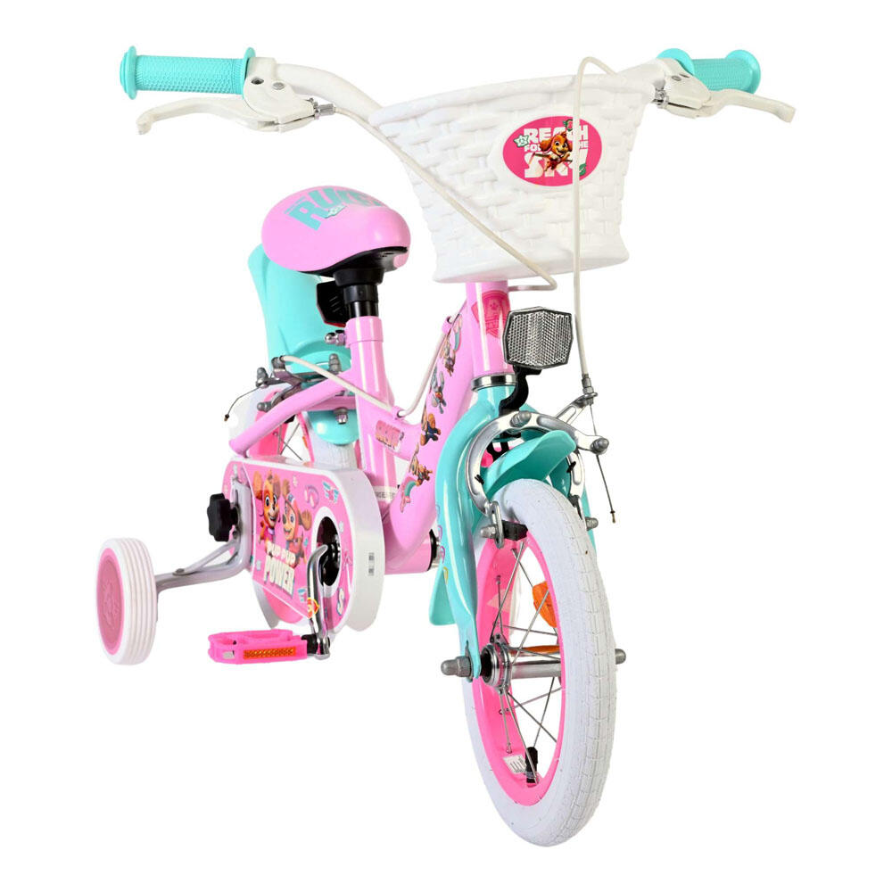 Paw Patrol Kinderfahrrad 12 inch - Mädchen - Rosa - Handbremsen 2/7