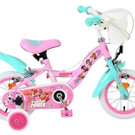 Paw Patrol 12 inch kids bike pink with hand brakes