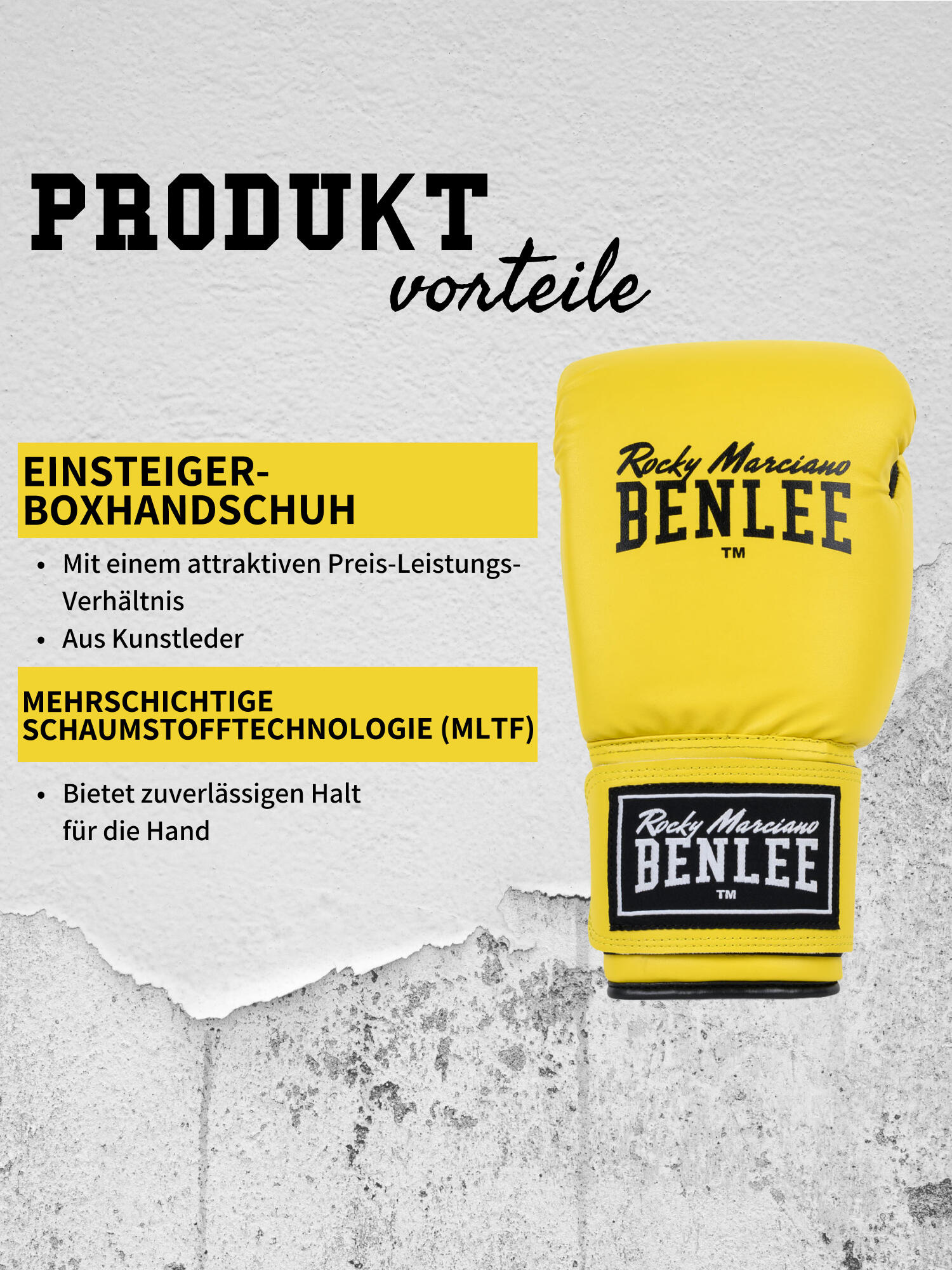 BENLEE Boxhandschuhe aus Kunstleder RODNEY 7/9