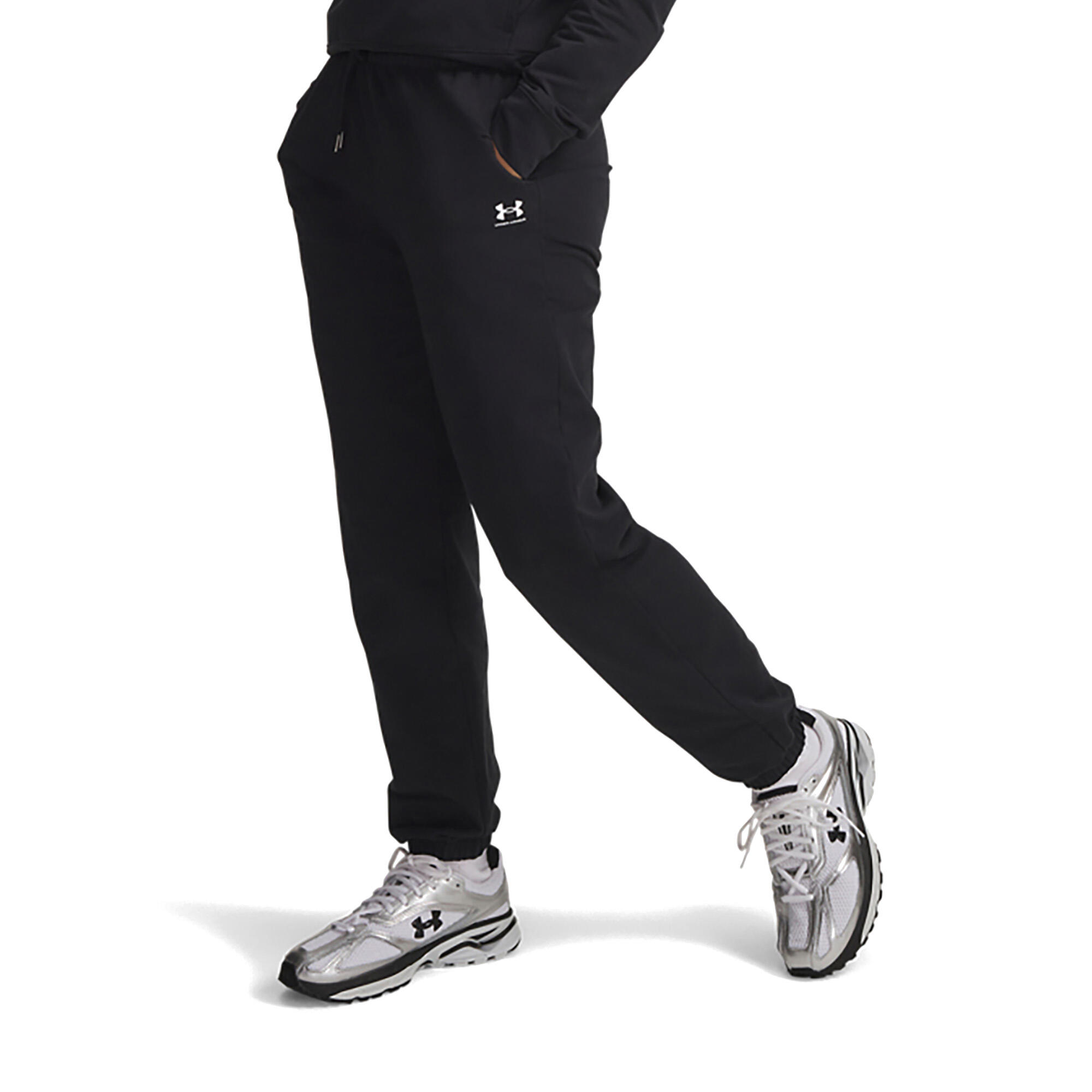 Női melegítőnadrág Under Armour Sport Terry Jogger-BLK 4/4