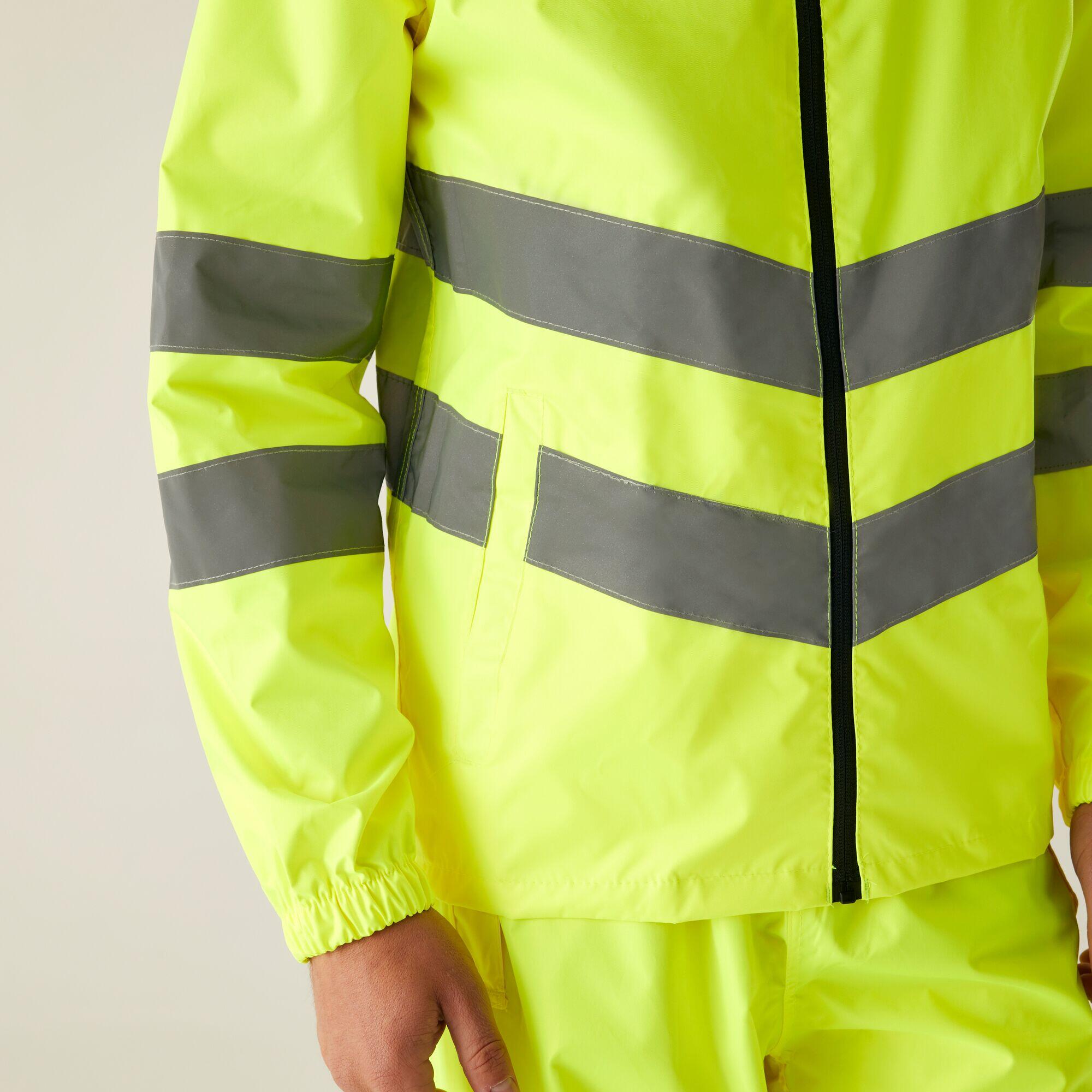 Mens Hi-Vis Pro Packaway Jacket 4/4