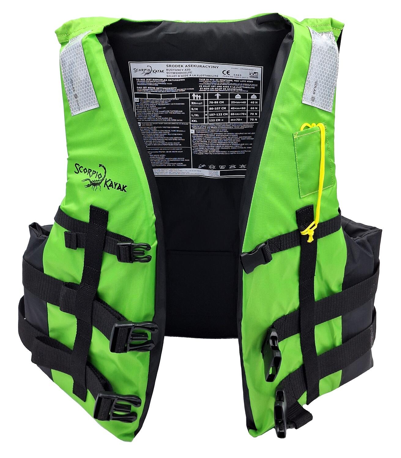 Kamizelka asekuracyjna kapok na kajak łódkę sup Unisex Scorpio kayak Scorpio New 4/7