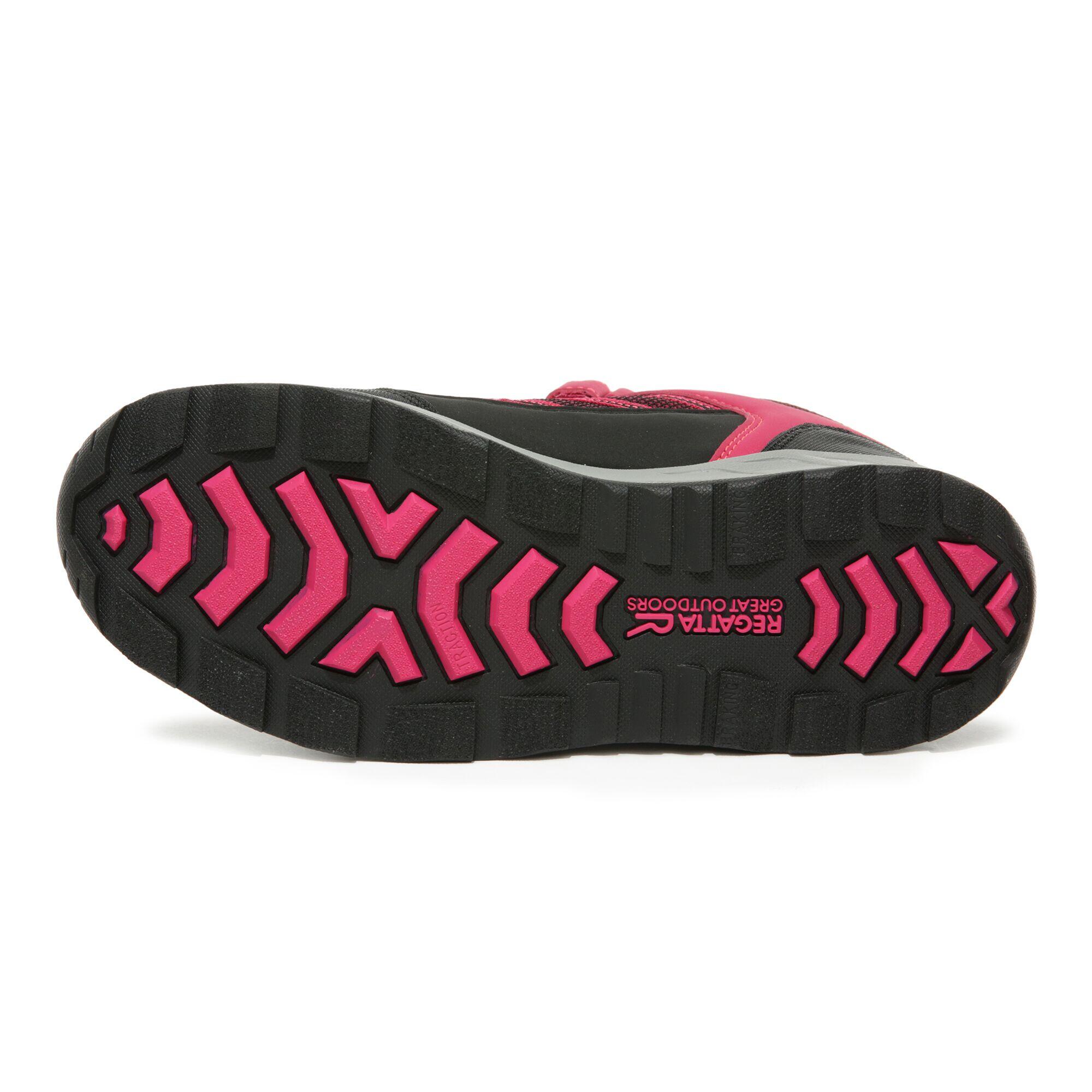 Samaris V Kids' Hiking Waterproof Mid Boots - Cerise/Neon Pink 5/6