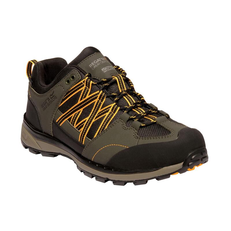Samaris II Heren Hiking Schoenen - Groen Kaki / Goud