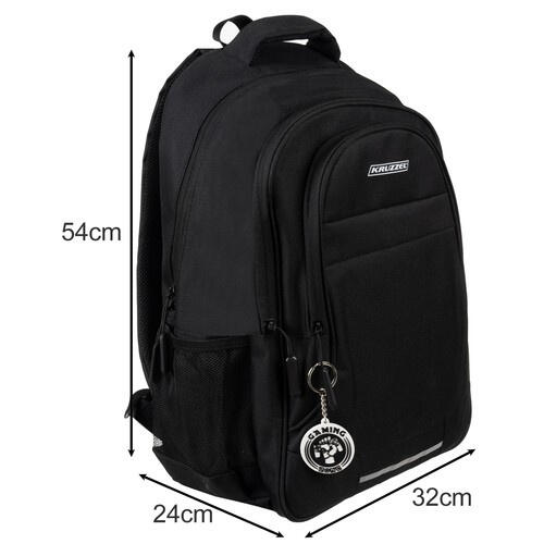 Sac à dos 45 litres noir avec compartiment pour ordinateur portable 7/7