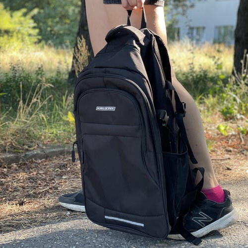Sac à dos 45 litres noir avec compartiment pour ordinateur portable 6/7