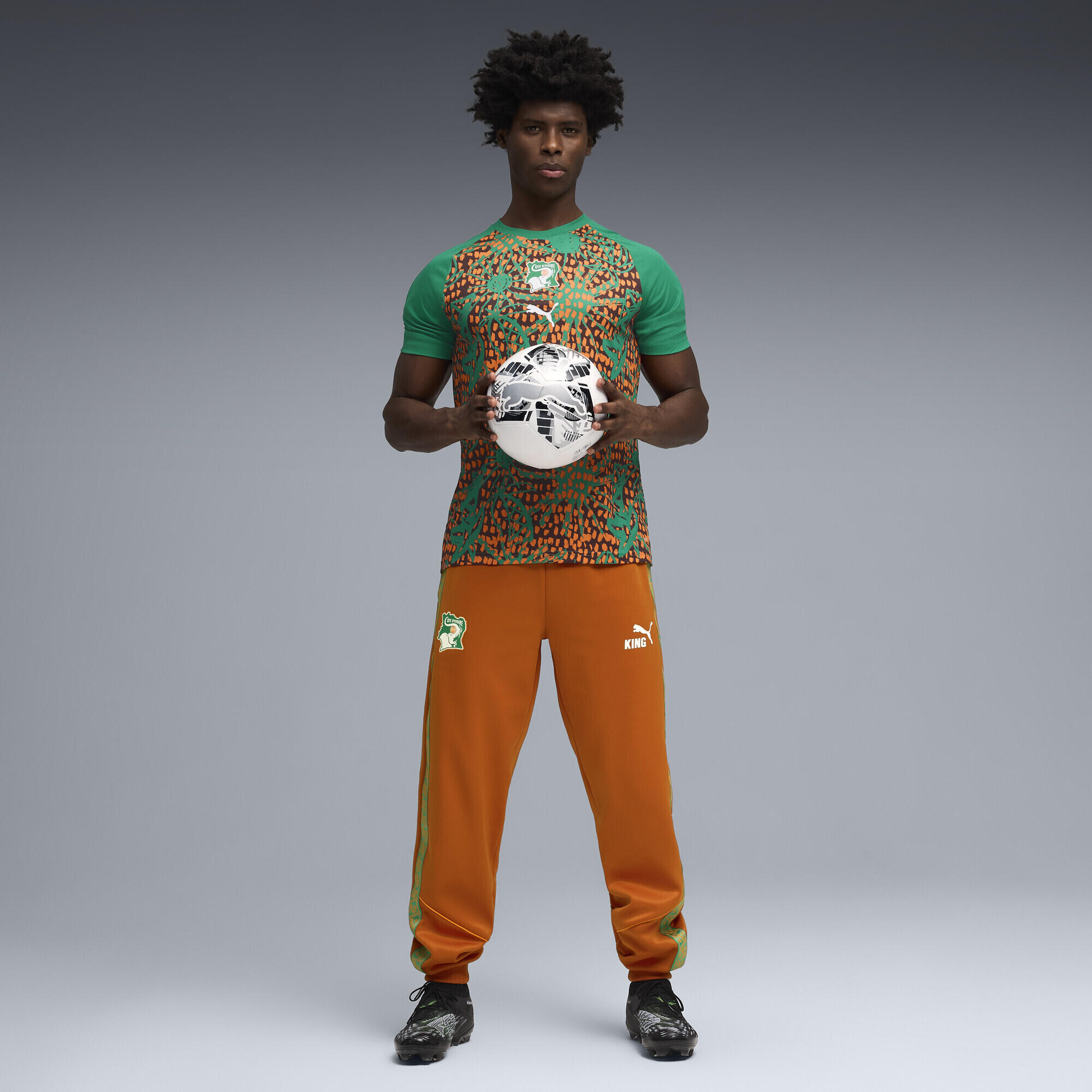 Maglia da riscaldamento Costa d'Avorio da uomo PUMA 4/5