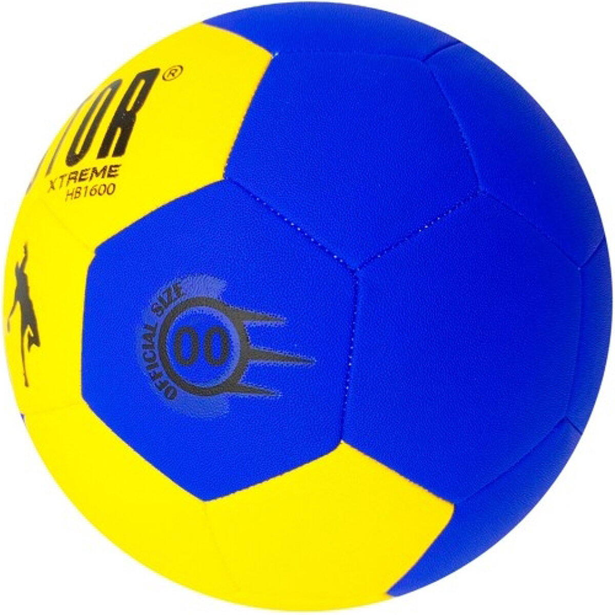 Zastor X-Treme ballon de handball - Jaune / Bleu - Taille 00 2/3