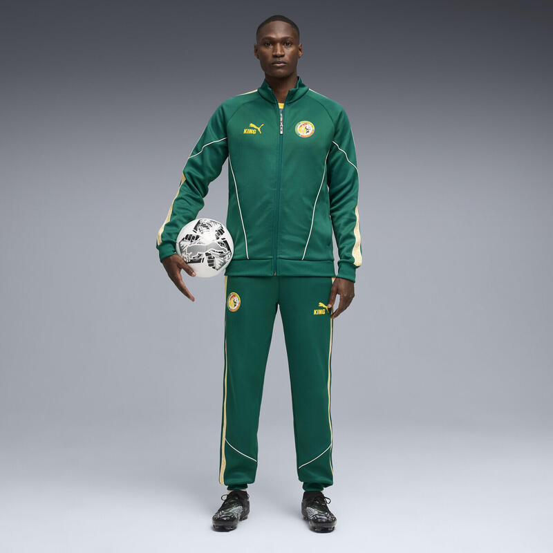 Geacă bărbați slim, fermoar King Anthem, verde PUMA