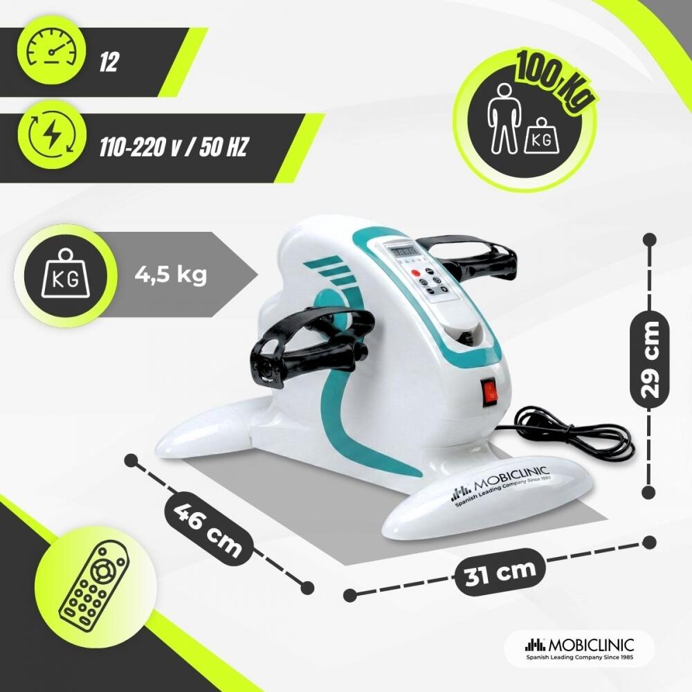 Mini bike Stoelfiets Hometrainer 12 niveaus afstandsbediening Elektrische Pista 2/7