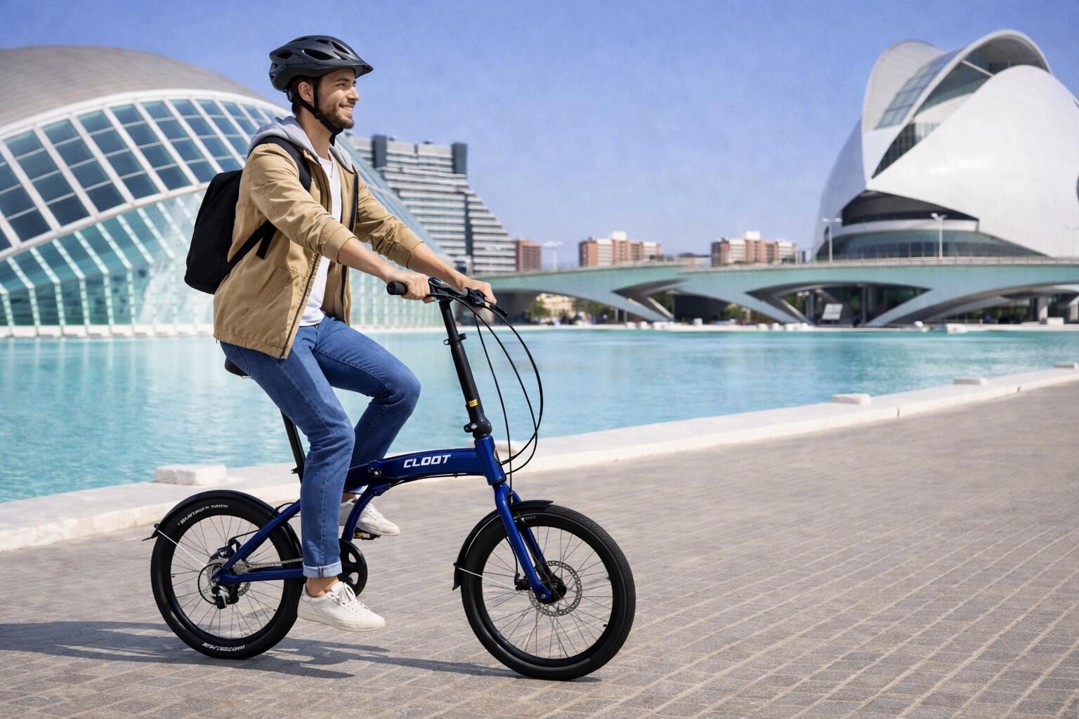 Bicicleta dobrável CLOOT IONIC  LUX DISC  20" 4/7