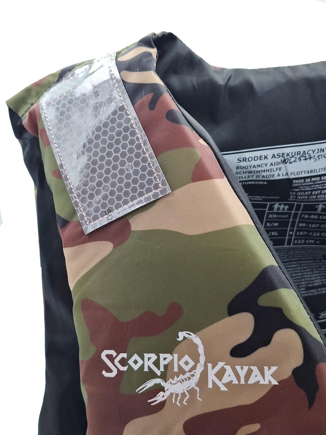Kamizelka asekuracyjna kapok na kajak łódkę sup Unisex Scorpio kayak Scorpio New 6/7
