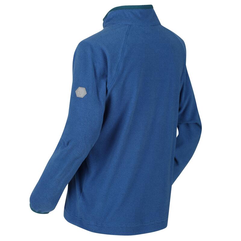 Loco wandelfleece met halve rits voor kinderen - Blauw