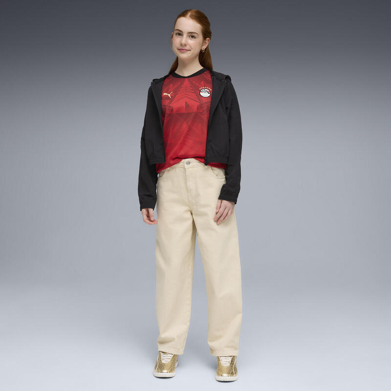 Tricou fotbal copii badge echipă, Heimtrikot, roșu PUMA