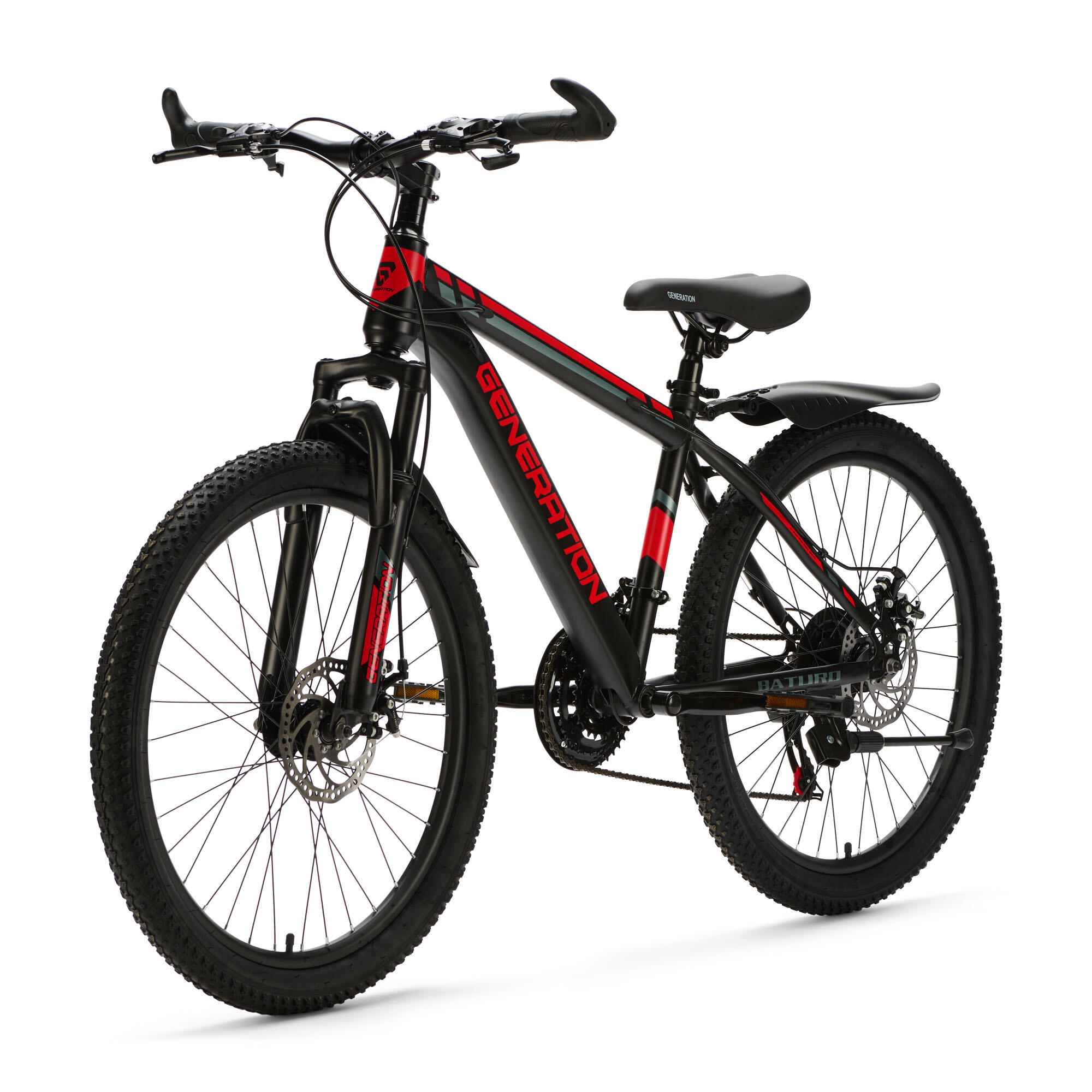 Generation Baturo VTT 24 pouces - Rouge - Garde-boue 3/5