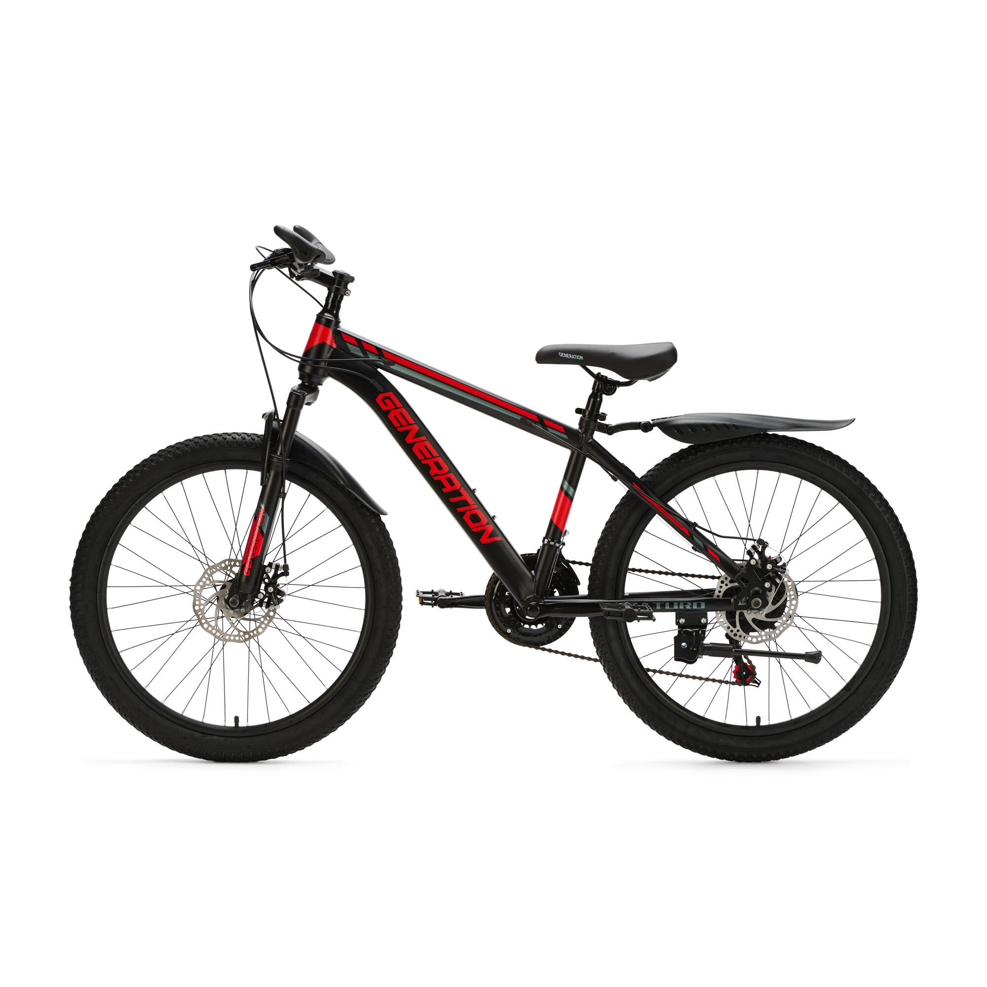 Generation Baturo VTT 24 pouces - Rouge - Garde-boue 4/5