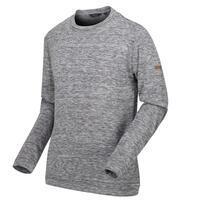 Leith Pull de randonnée col rond pour homme - Gris
