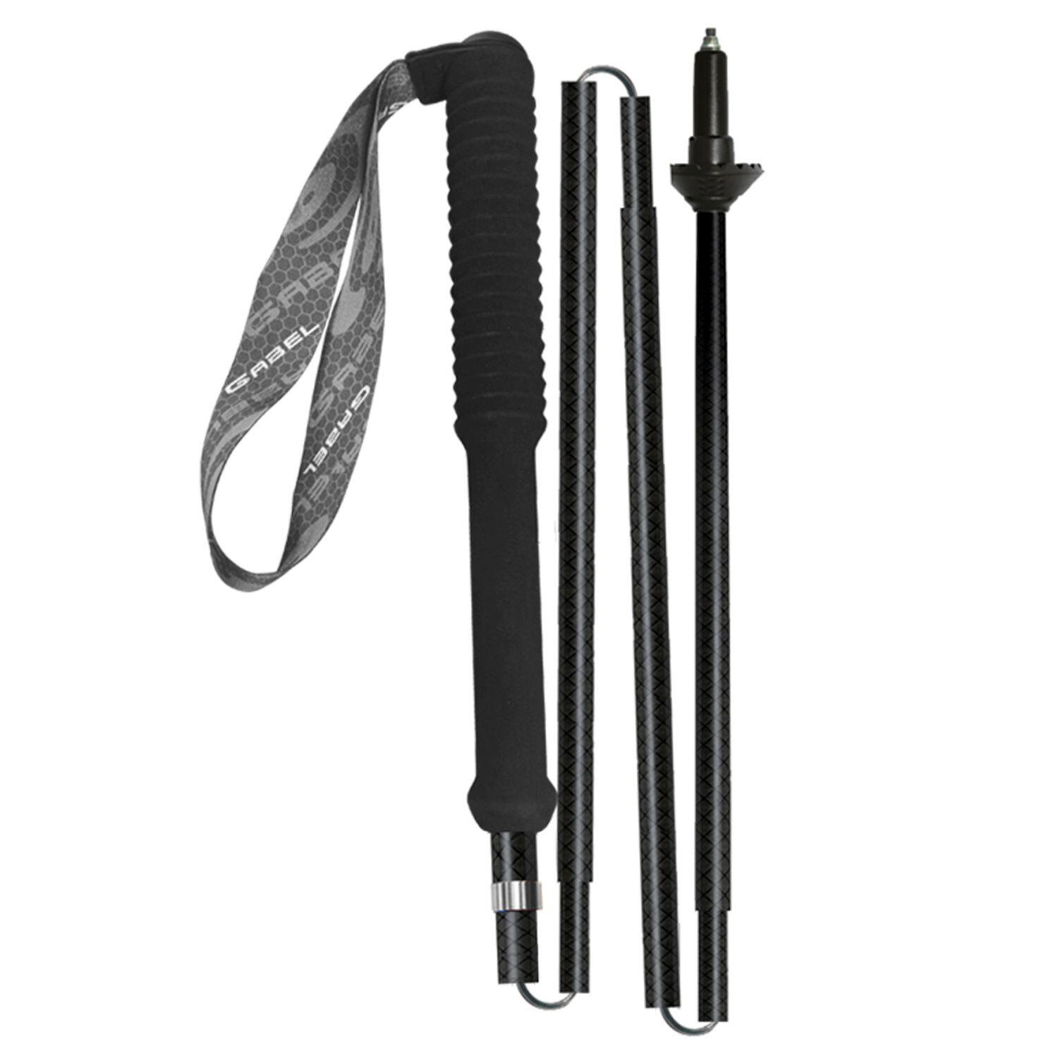 Bastón de trail running CARBON FEATHER-R (1 PAR) Gabel negro 2/7