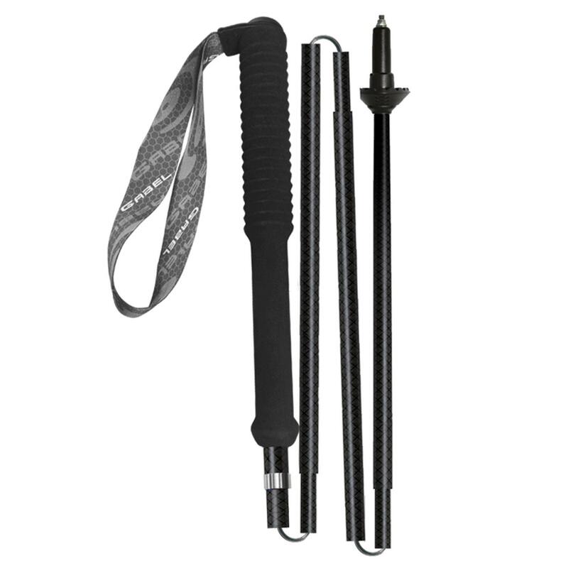 Baston de trail running Carbon Feather-R Gabel negru