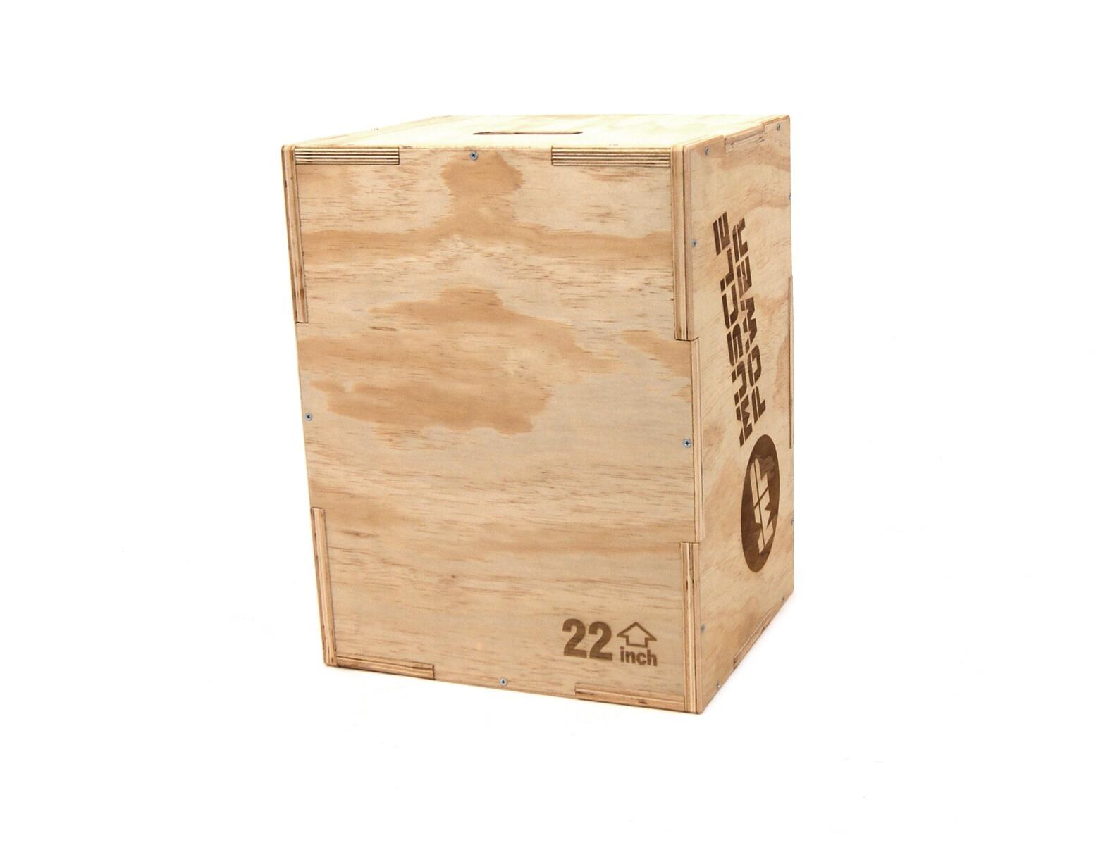 Muscle Power Plyo box hout klein MP1062 2/7
