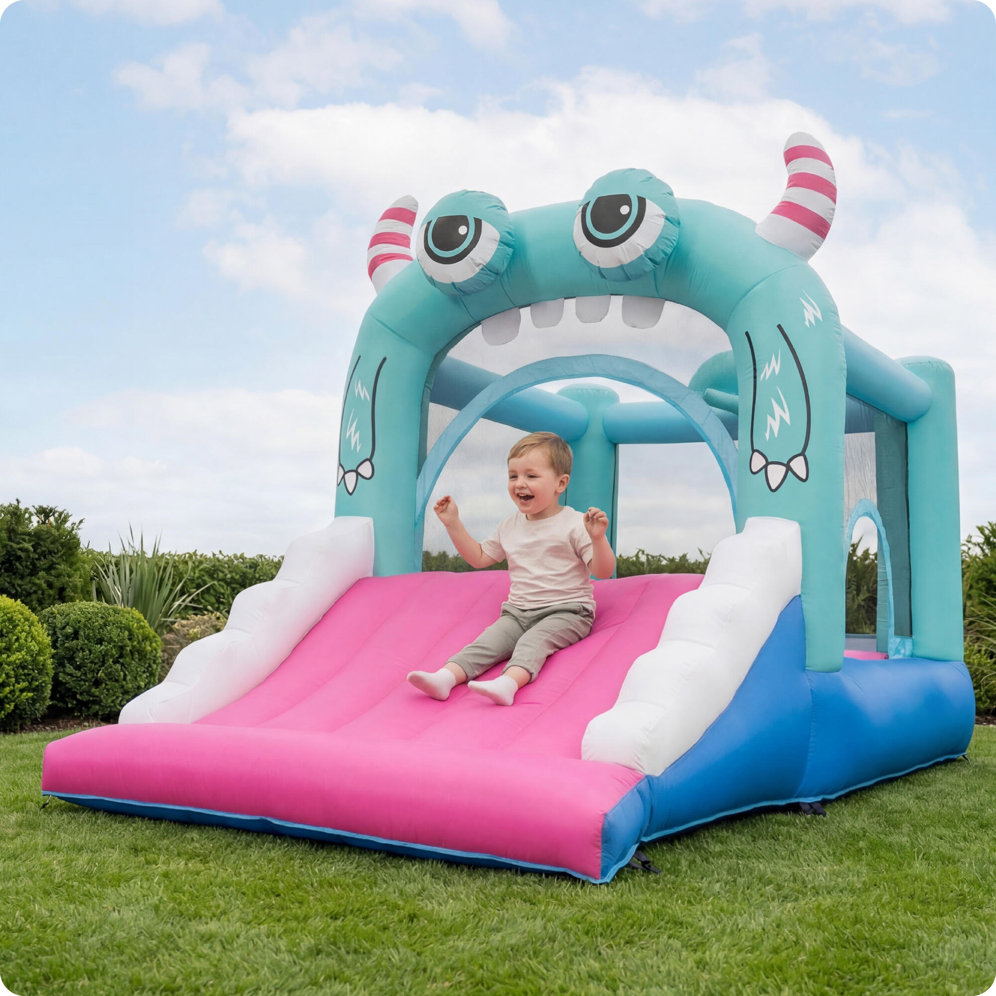 Aufblasbarer Gartenspielplatz KiNDi DPZ004 4/7