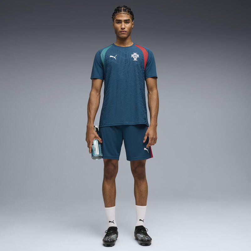 Tricou bărbați slim mâneci scurte Portugal Slim, roșu PUMA