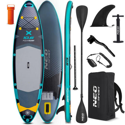 Deska SUP do pływania pompowana Stand Up Paddle Aquasurf 320cm Neo-Sport