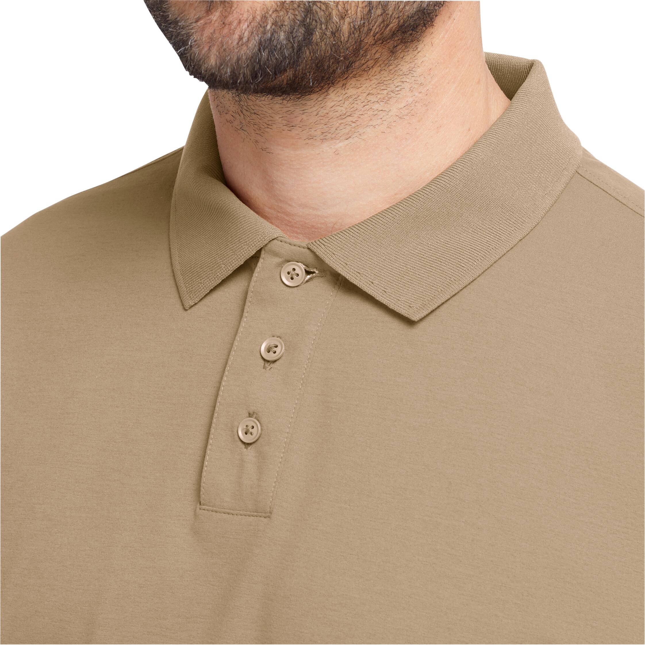 Travel Polo Heren Heren Polo Hazel Wood 6/6