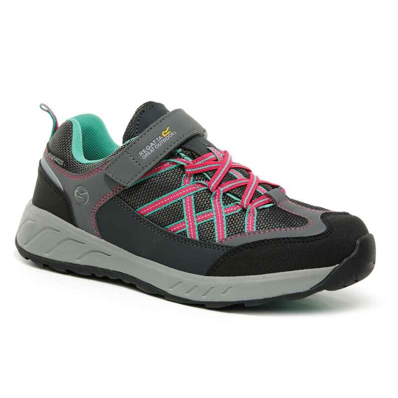 Samaris V wasserdichte Wanderschuhe für Kinder - Hellgrau/Pink