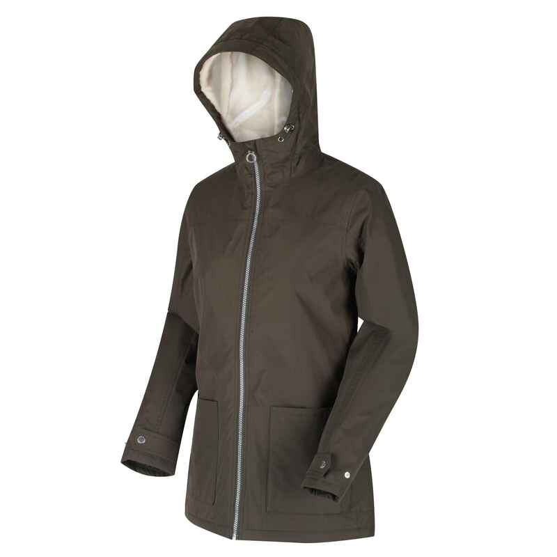 Bergonia II wasserdichte Wanderjacke für Damen - Dunkelkhaki