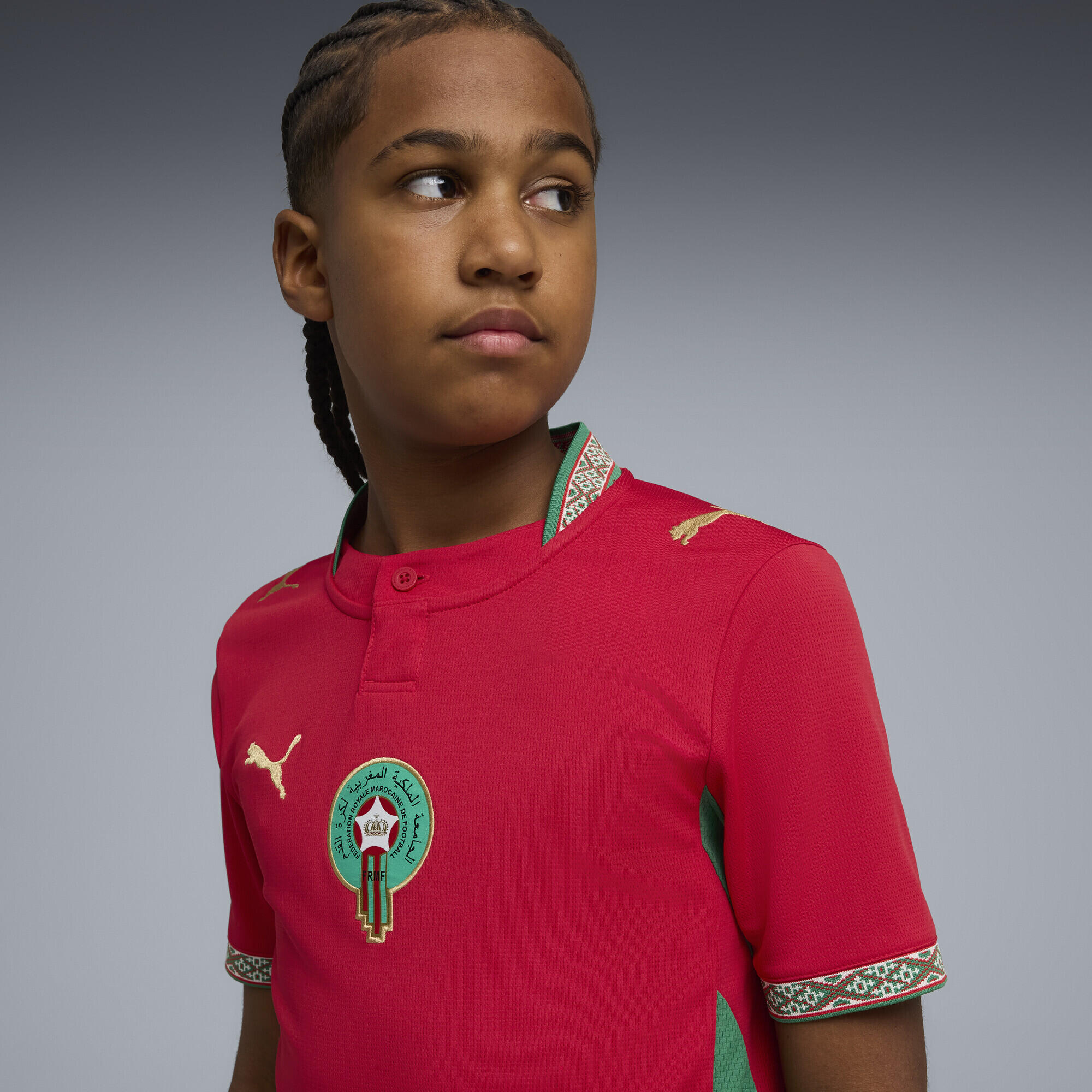 Camiseta Marruecos 1.ª equipación 2026 Niño PUMA 3/6
