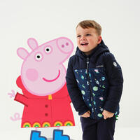 Peppa Pig Veste de randonnée isolée garnie de duvet pour garçons - Marine