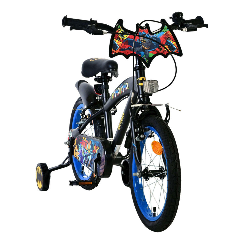 Batman kinderfiets - jongens - 16 inch - zwart - 2 handremmen 2/7