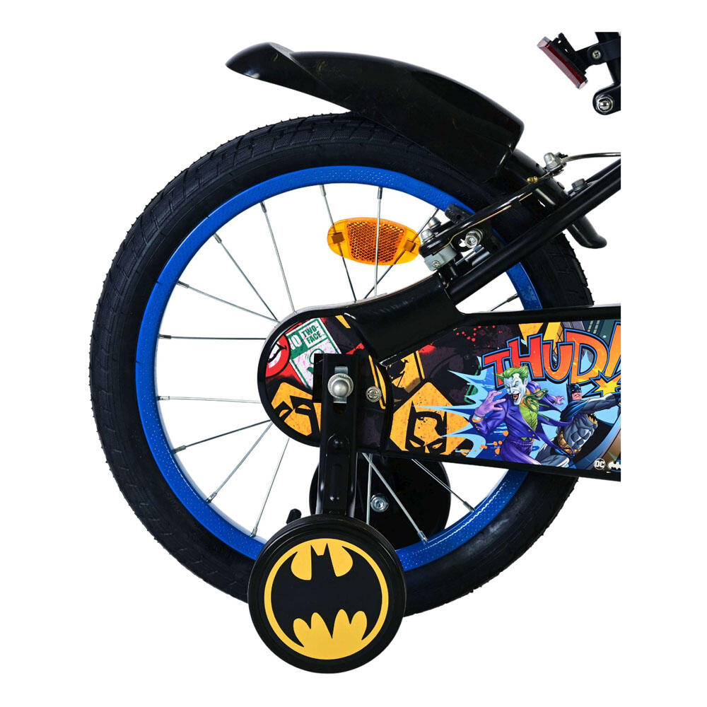 Batman kinderfiets - jongens - 16 inch - zwart - 2 handremmen 7/7