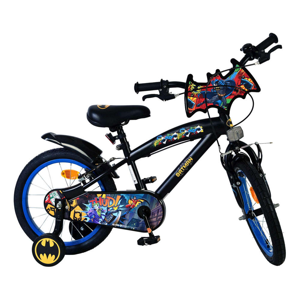 Batman kinderfiets - jongens - 16 inch - zwart - 2 handremmen 4/7
