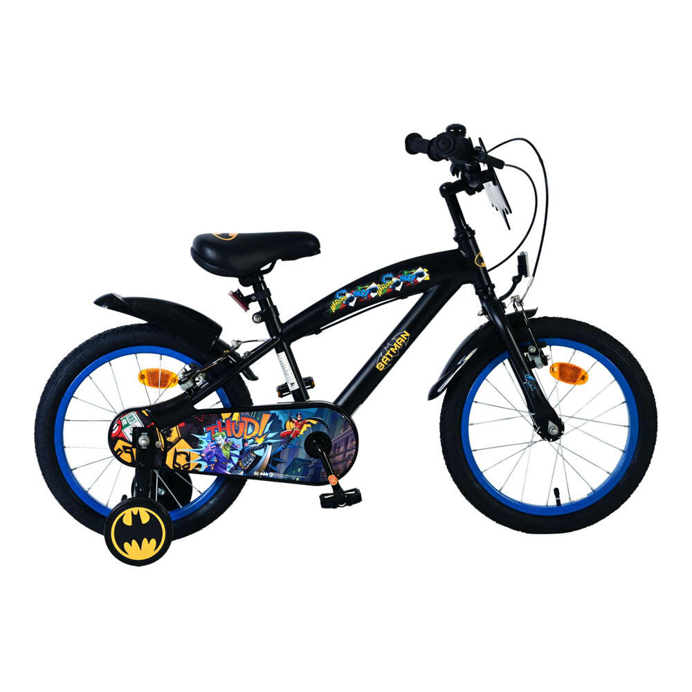 Batman kinderfiets - jongens - 16 inch - zwart - 2 handremmen 6/7