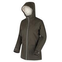 Bergonia II Veste de randonnée imperméable pour femme - Vert foncé