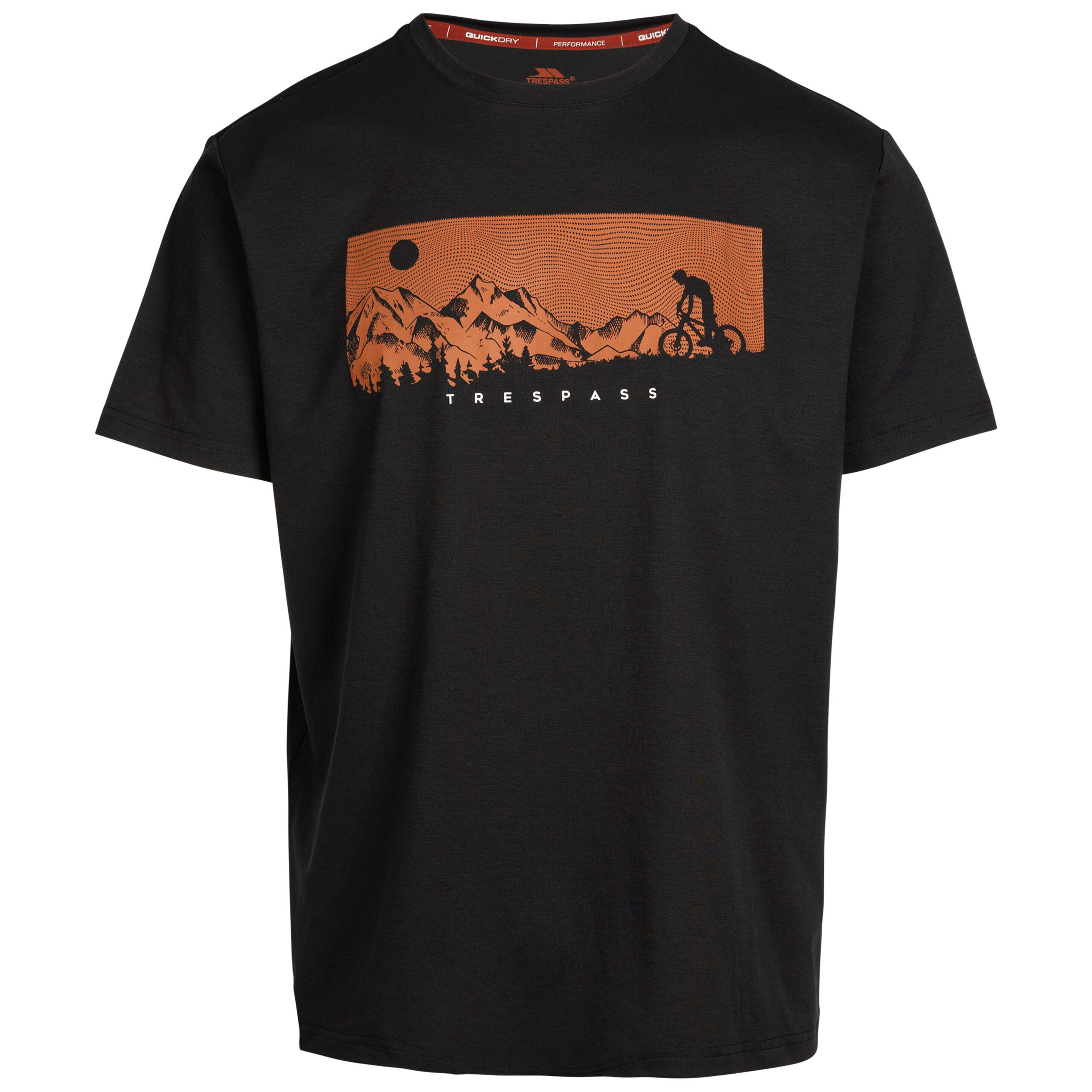 Trespass Nellow - T-shirt décontracté pour Homme Noir 1/5