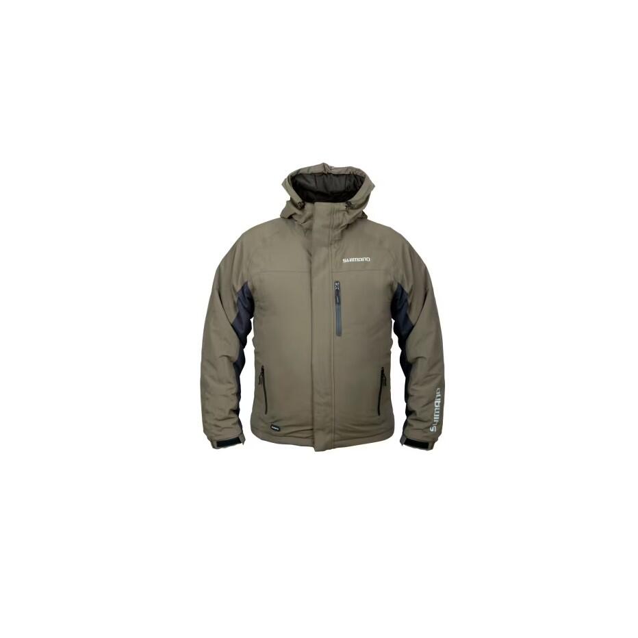 Veste matelassée Shimano Rain Jacket Padded Green - XXL 1/1