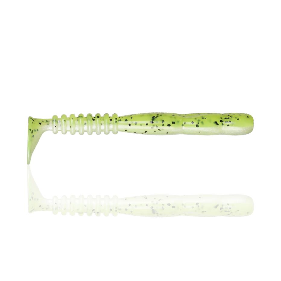 Leurre souple Reins Fat Rockvibe 3,25" 8,5 cm Lemon Pepper, par 6 1/1