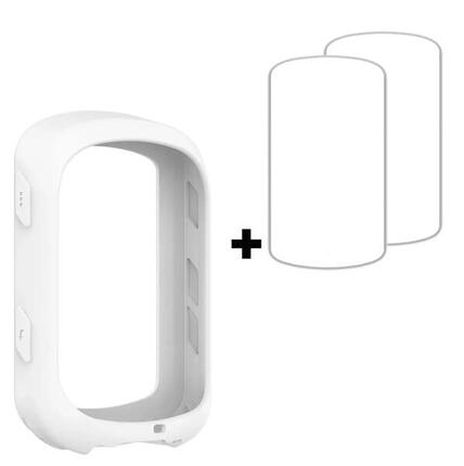 pack protection garmin edge 540 840 housse silicone + 2 écrans