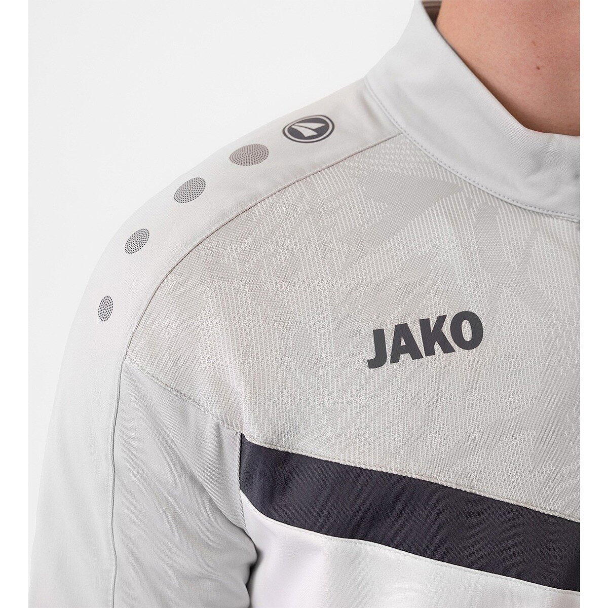 Jako Iconic Trainingspak Kinderen - 100% Gerecycled Polyester - Wit / Zachtgrijs 2/2
