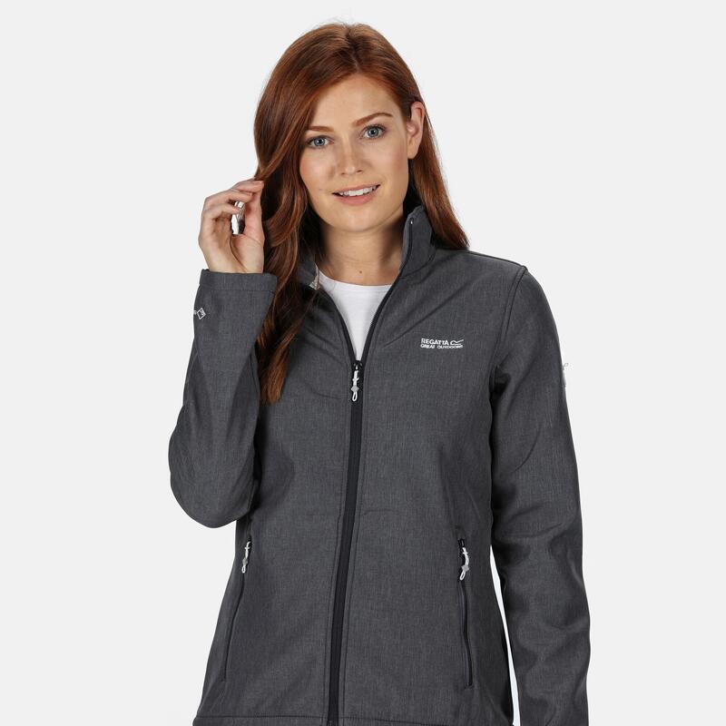 Connie IV Damen-Wanderjacke - Mittelgrau