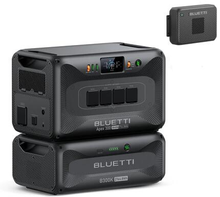 BLUETTI APEX 300 station+B300K+Chargeur 2, 2764Wh-Secours,situations critiques