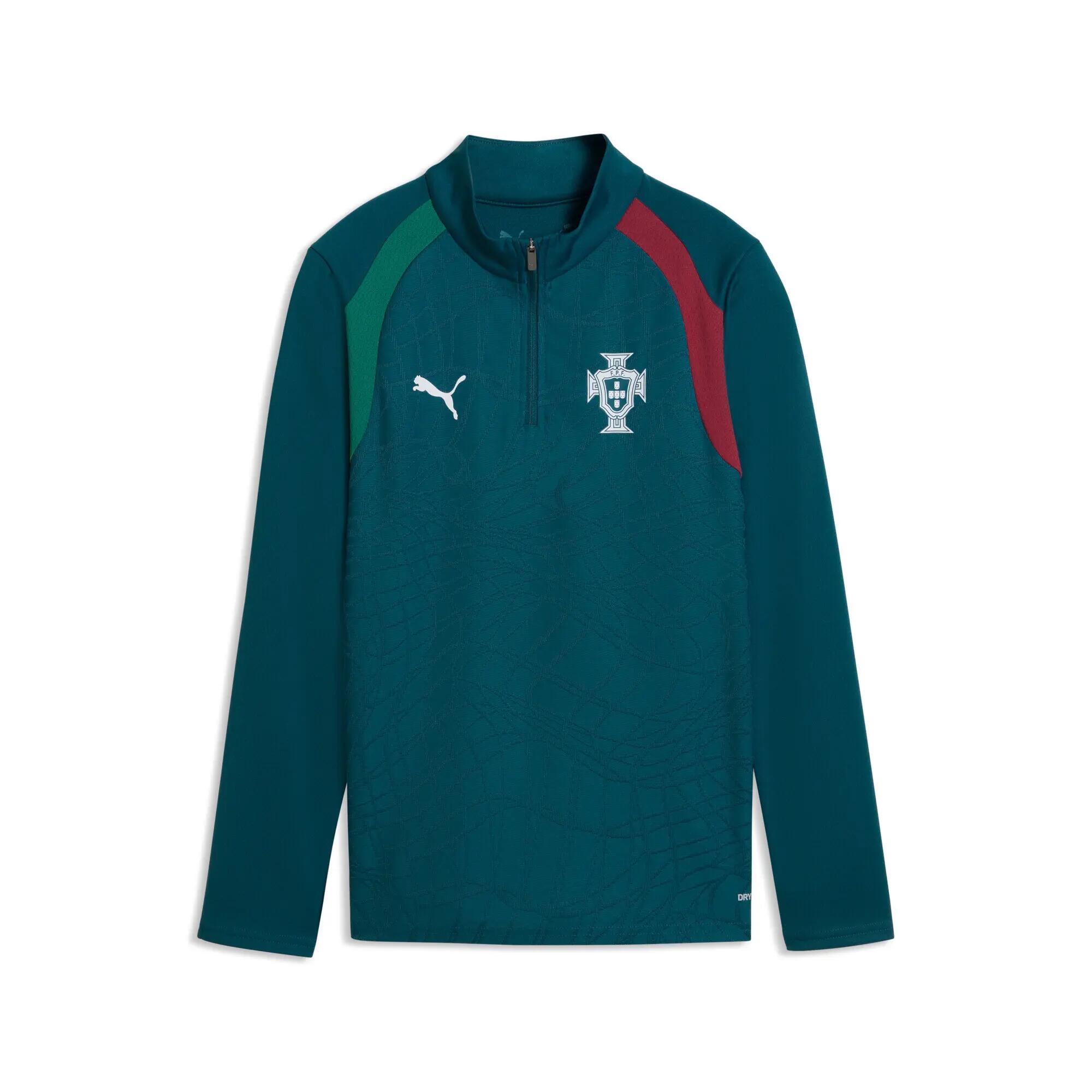 Maglia da training con zip Portogallo per ragazzi PUMA 2/6