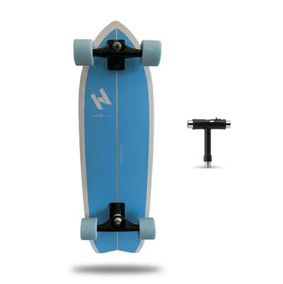 Pack hana outdoors cruiser skate blauw – cx4 trucks met afstelsleutel