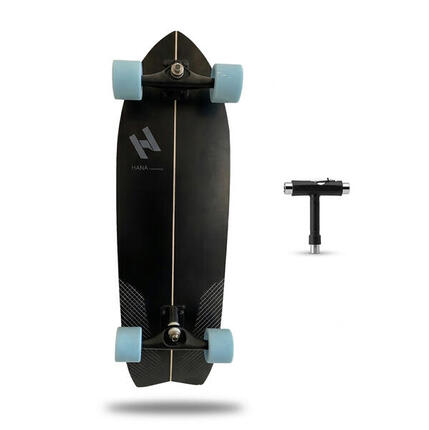 Pack Skate Cruiser noir HANA Outdoors – Trucks CX4 avec clé de réglabe